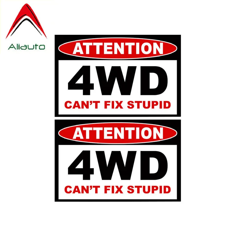 Aliauto 2 X Предупреждение автомобиля Стикеры 4WD по бездорожью наклейка аксессуары