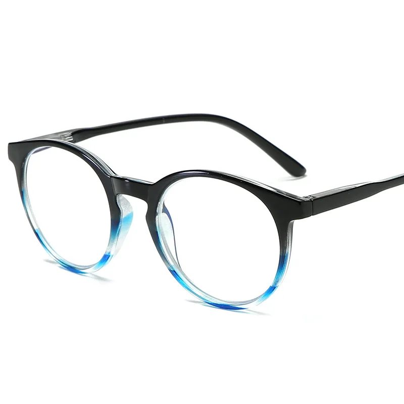 Женские очки для чтения Zerosun круглые с диоптриями защитой от сисветильник