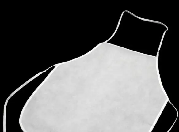 Детский фартук DIY Краска ing одноразовые пустые белые Детские фартуки кухонный