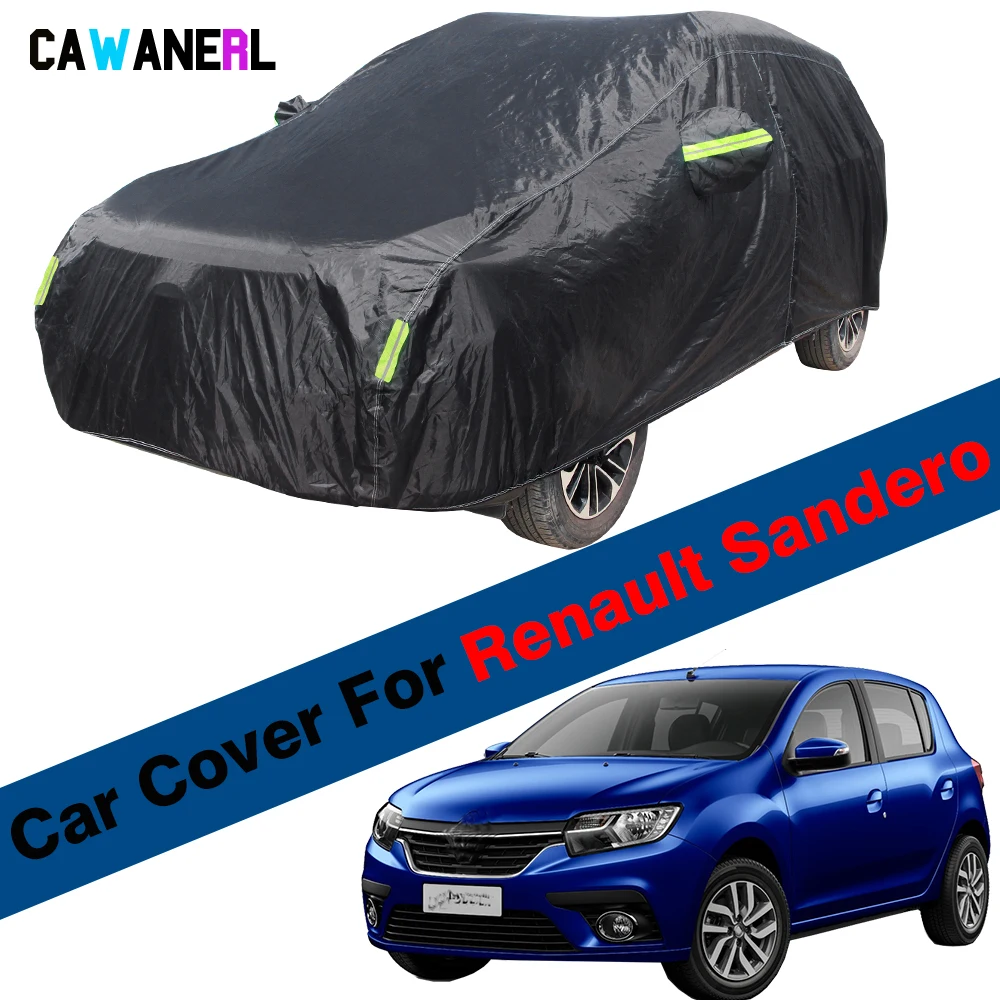 Полный автомобильный чехол для Renault Sandero уличный солнцезащитный козырек защита