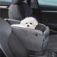 car armrest box pet carrier seat nonslip quilted pet car carrier seat for dog bags for small dogs outdoor travel