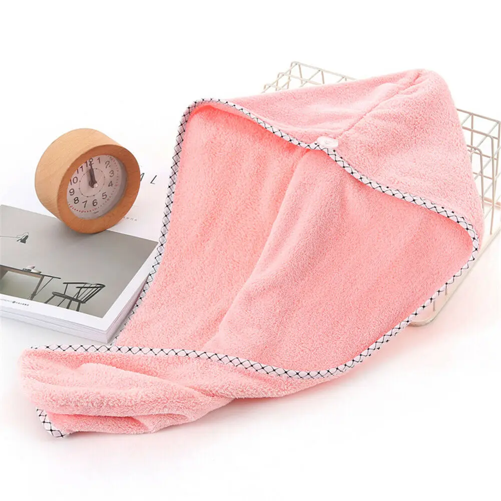 4 цвета Высокое качество из микрофибры для сушки волос Головные уборы Полотенца