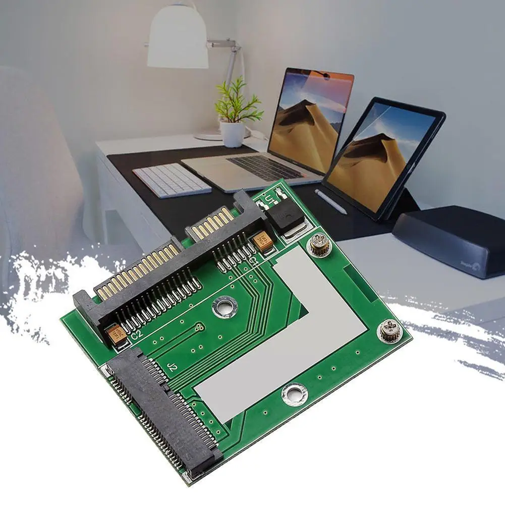 

Mini Msata Ssd To 2.5'' Sata Drive Adapter Converter Board Card Converter Adapter Module For Laptop Pc S7n1