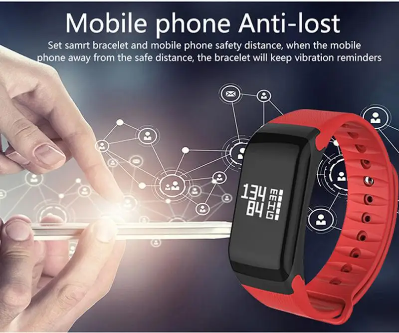Sanda F1 Smart Bracelet Sports Watch Men Women Waterproof Multifunction Pedometer Blood Pressure Heart Rate Record Running Clock |