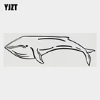 YJZT 17,3 см  6,3 см забавные Большие Морские животные Кит Рыба автомобильные наклейки виниловые наклейки 18A-0614