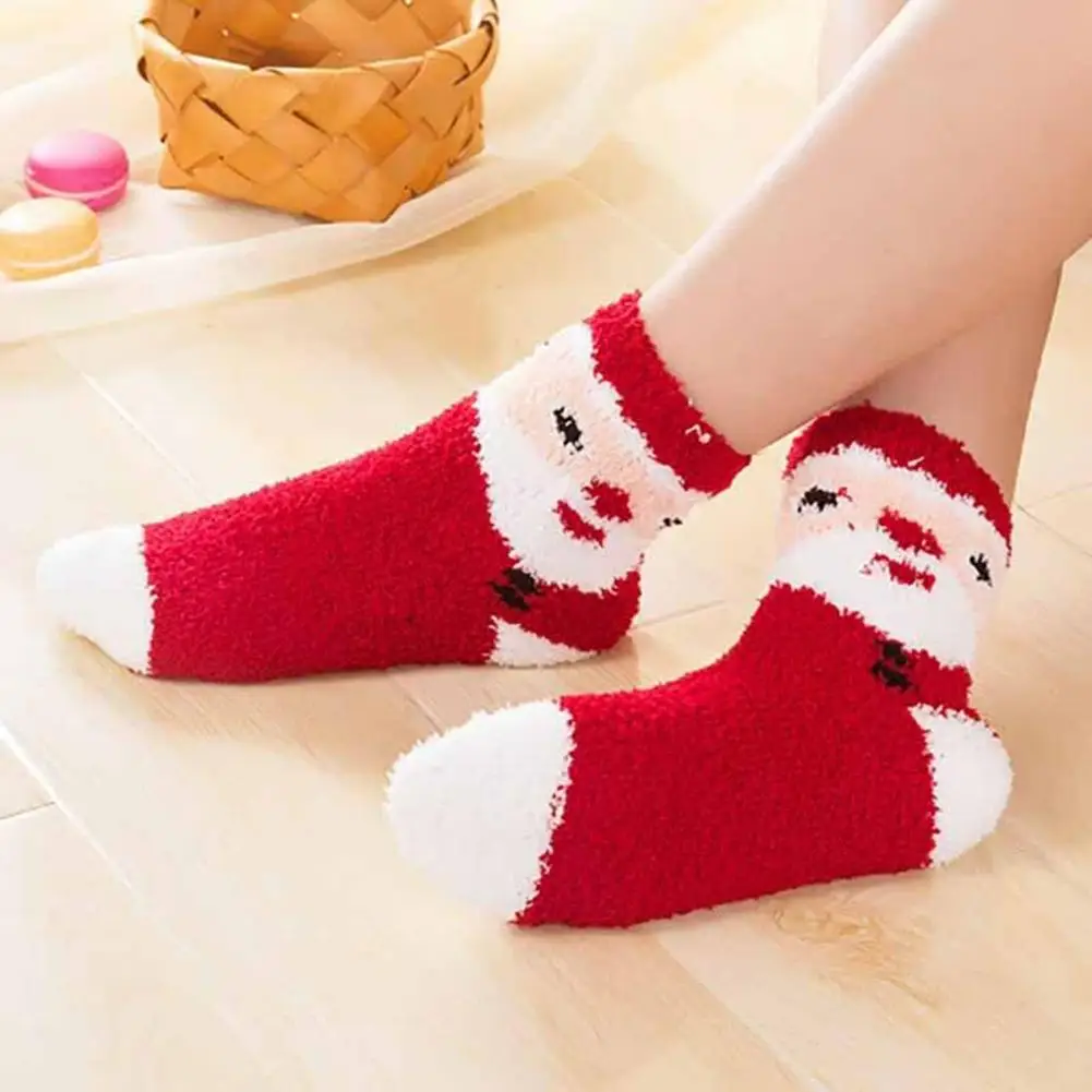 Рождественский Декор дерево лось Санта теплый коралловый флис для взрослых