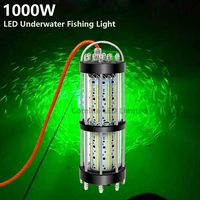 ac220 240v anti corrosion ip68 1000w led underwater fishing light fishing tackle wholesale