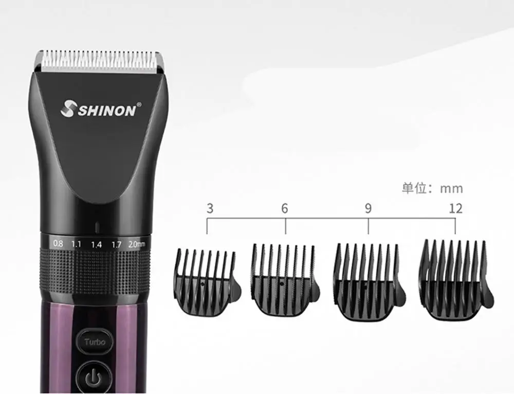 Professional Rchargeable LCD Digital Hair Trimmer Shaver Barber Cutting Mustache Clipper Cordless Men Cutter Power Motor | Бытовая