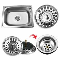 1pc kitchen accessories stainless steel waste plug sink filter hair catcher drains kitchen sink strainer stopper bathroom tools