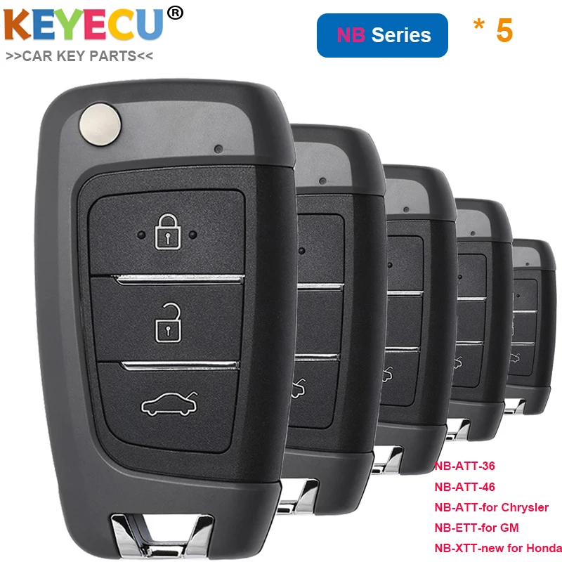 KEYECU 5 шт./лот KEYDIY NB серии NB25 универсальный пульт дистанционного управления