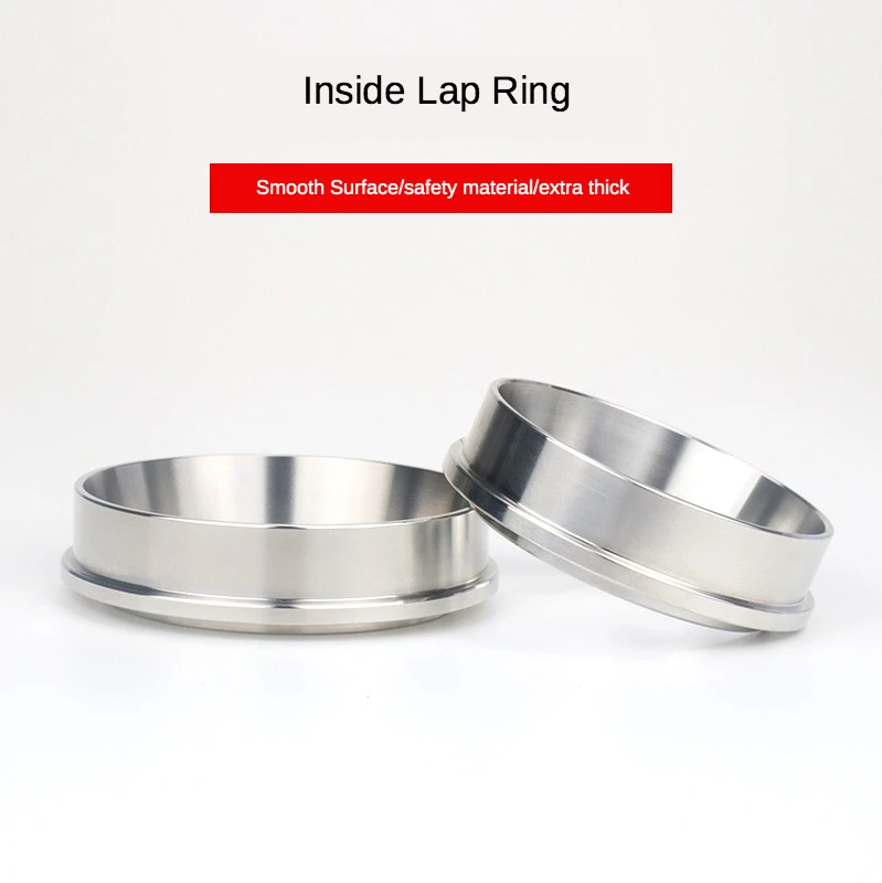 Нержавеющая сталь кофе розовый круг 53 мм ткань порошковое кольцо 58 ручка