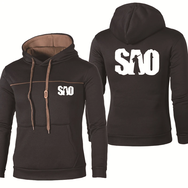 

2021 New Spring Autumn SAO Sword Art Online print Mens Hoodies Anime COS Clothing pullover harajuku Hip Hop Casual cotton top