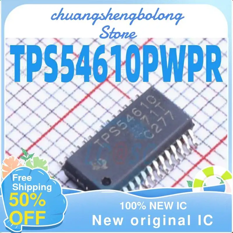 

10-200PCS TPS54610 TPS54610PWPR SSOP-28 New original IC