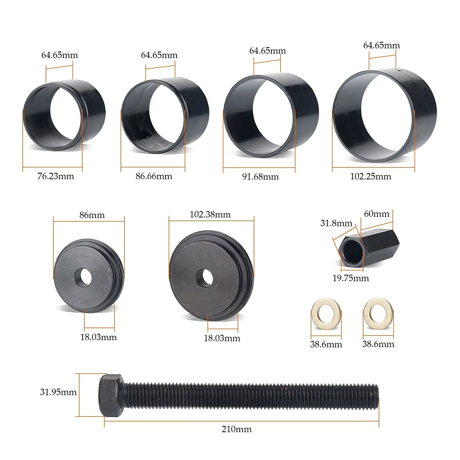 Автомобильные подшипники передних колес Установка удаление инструмент ремонт