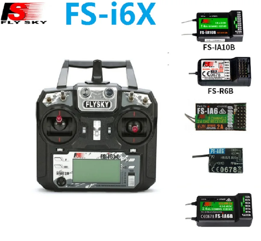 Радиоуправляемый передатчик Flysky I6X 10 каналов 2 4 ГГц AFHDS А с приемником для