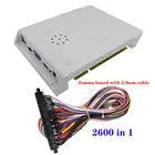 Бесплатная доставка 3D Пандора 2600 в 1 коробке аркадная 1 печатная плата Multi Game настольная Jamma аркадная Плата Поддержка монетоприемника 15 Гц CRT VGA HDMI