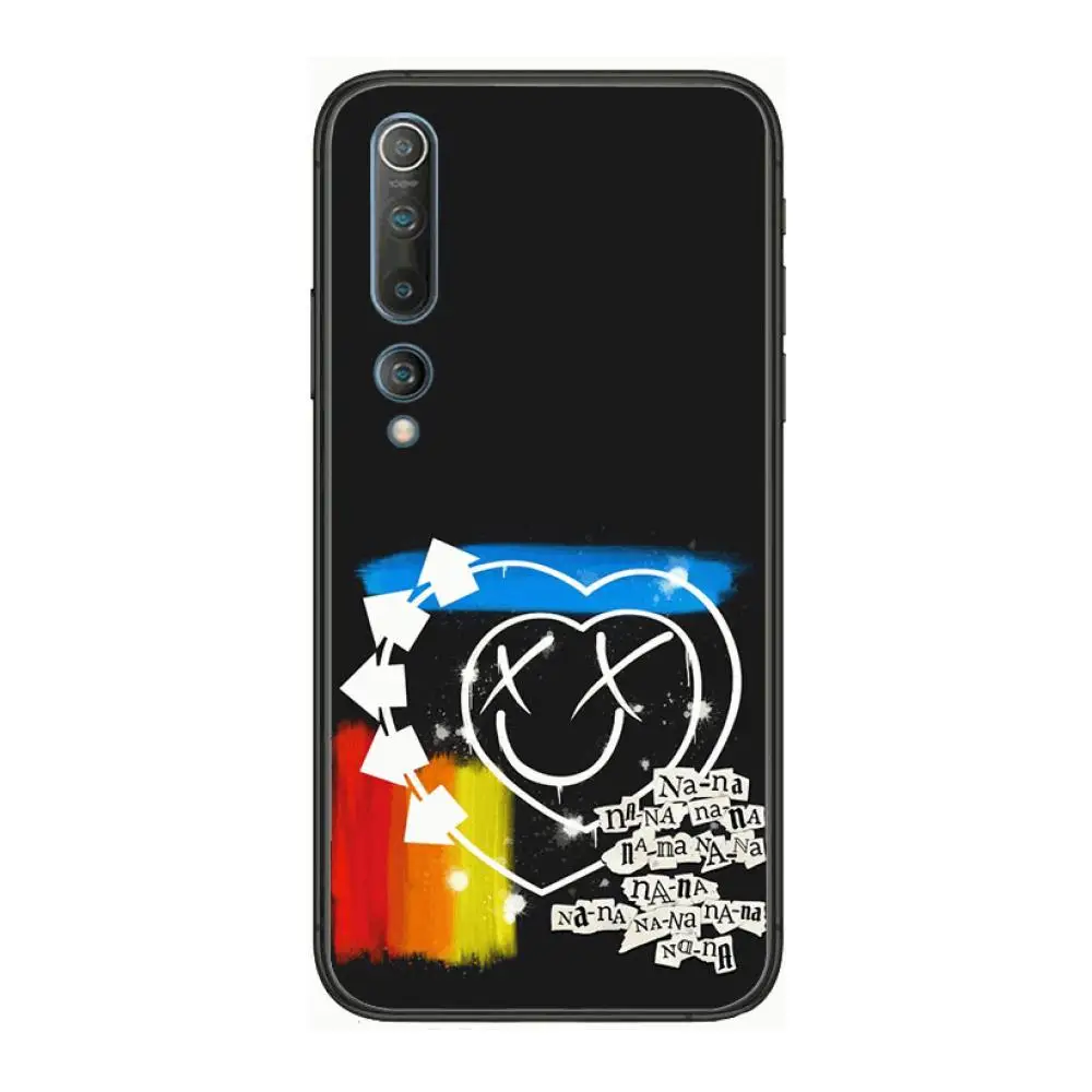 

Band Blink 182 style Phone Case For xiaomi mi11 5g 10 liti Ultra 9Pro SE 3 8 Note Anime Black Cover Silicone Back Pretty tpu