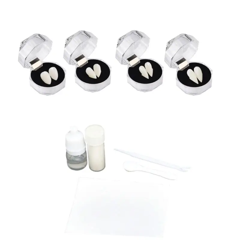 Костюм для вечеринки на Хэллоуин взрослых и детей ужасное платье клыки вампира