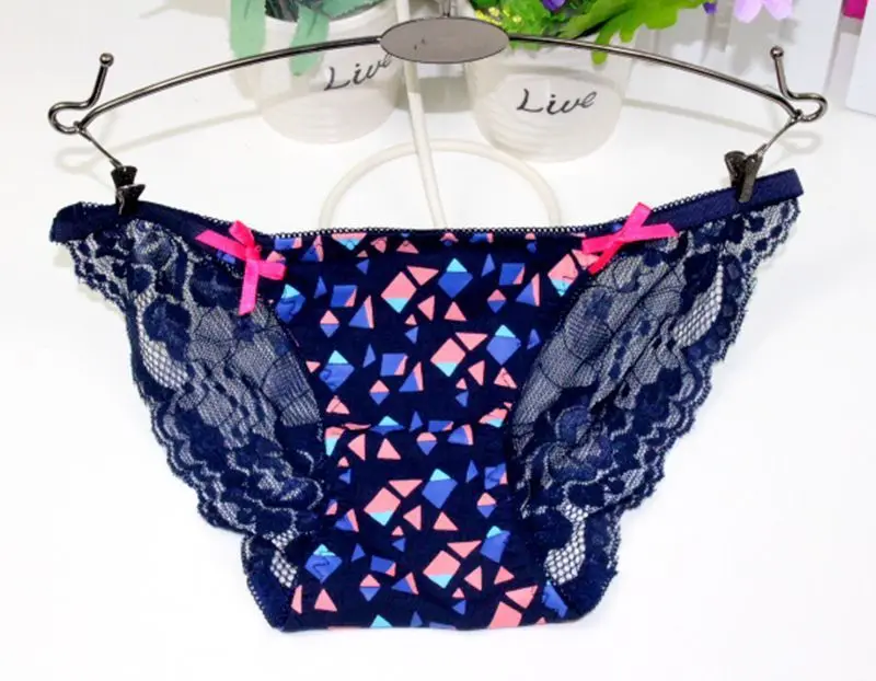 Американское розовое сексуальное кружевное женское нижнее белье с низкой талией