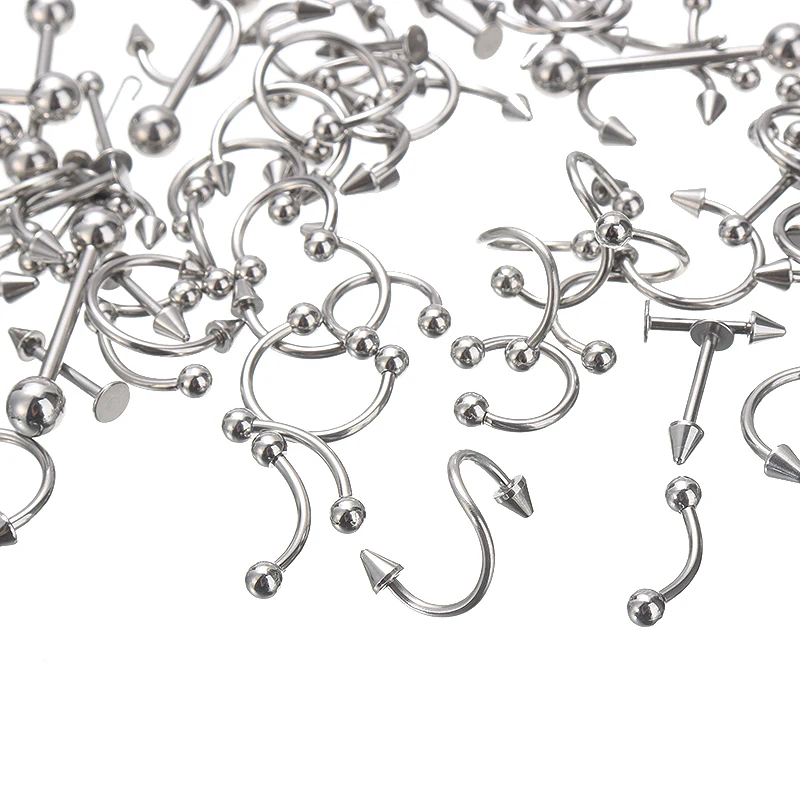 Пирсинг Многофункциональный из нержавеющей стали 110 шт.|nose ring|piercing nose ringsbody piercing |