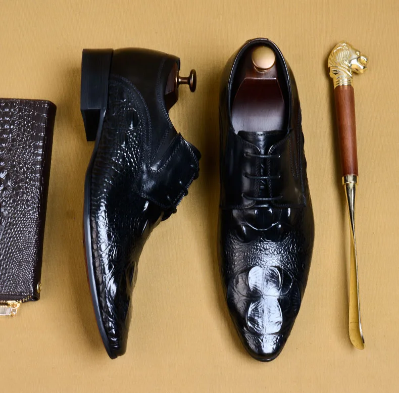 Мужские классические туфли из натуральной кожи броги роскошные элегантные для