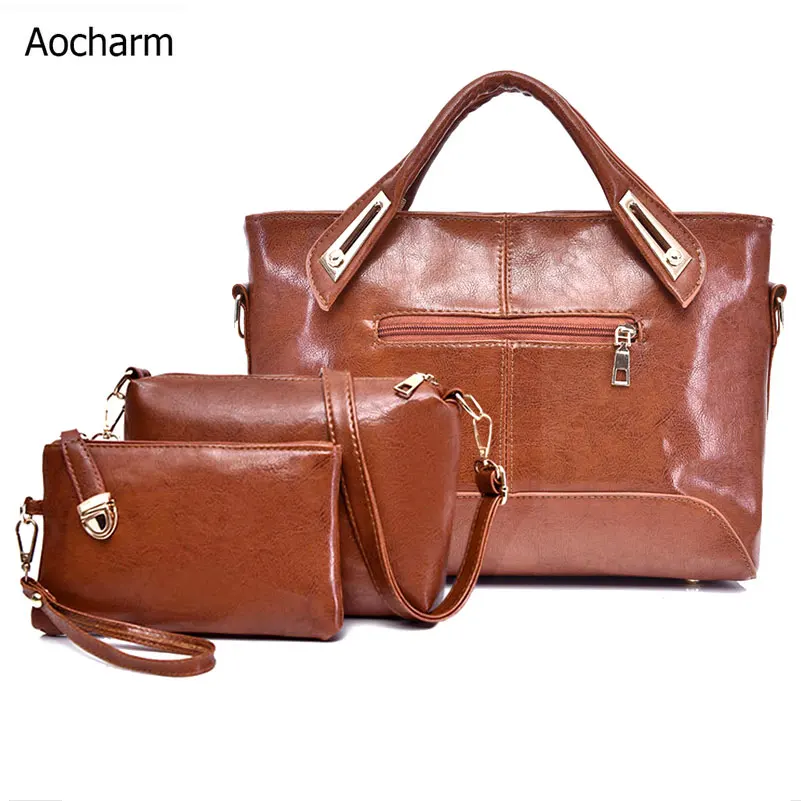 Женская сумка и кошелек роскошные сумки женские дизайнерские кожаные набор