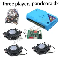 horizontal 3 players cocktail machine kit with pandora box dx arcade game motherboard 3 usb xl trackball cables converter board