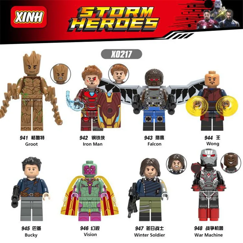 Legoings Marvel мстители Супер Герои Бесконечность войны танос стражи Галактики паук