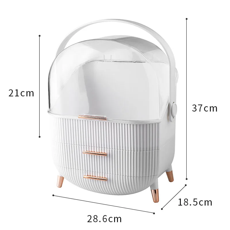 Скандинавская вместительная коробка для хранения косметики водонепроницаемый