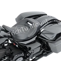motorcycle driver seat low profield solo touring seat for harley 09 touring cvo road glide street electra ultra flhtk flhr