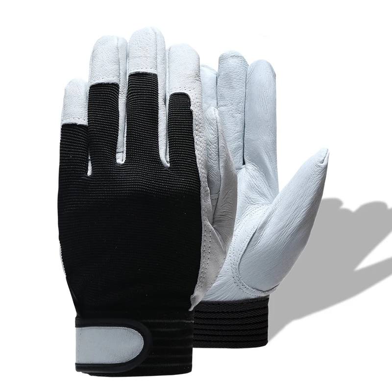 Мужские кожаные перчатки HENDUGLS летние дышащие для работы в саду износостойкие