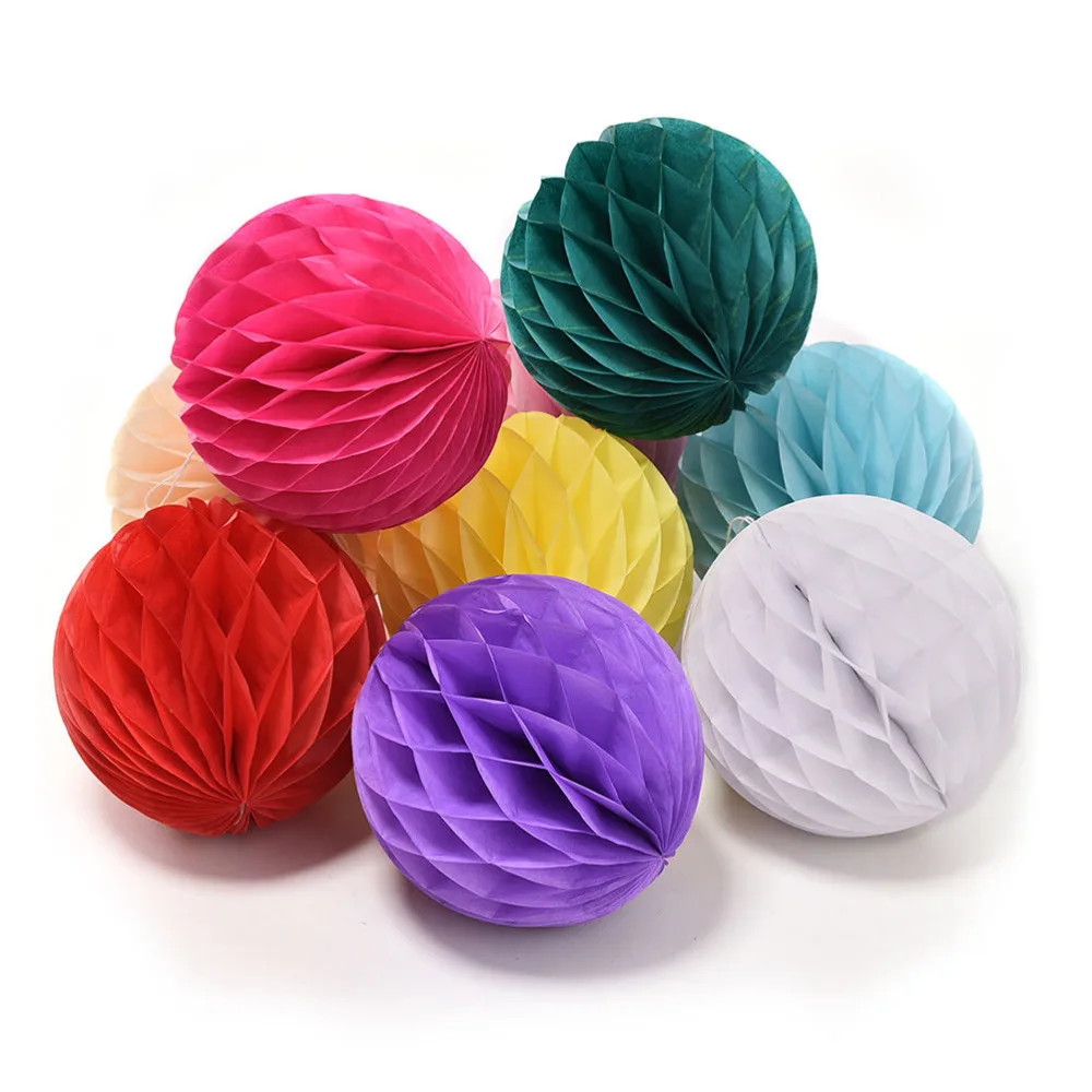 15 см бумажный цветочный шар тканевая бумага Цветы шары помпоны Сотовый Фонарь