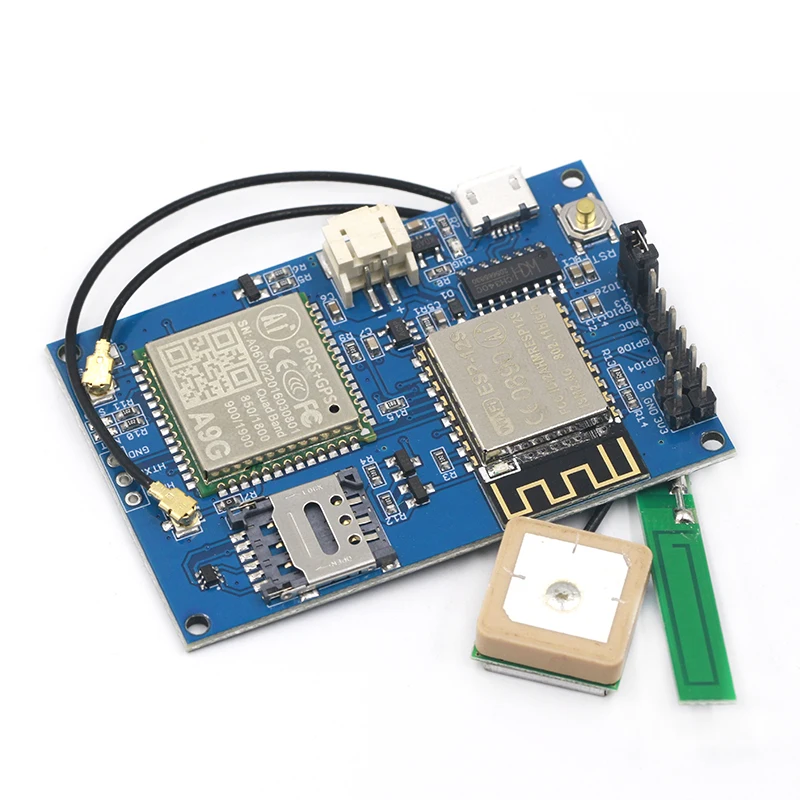 ESP8266 ESP-12S ESP12S A9G GSM GPRS + GPS IOT узел V1.0 модуль макетная плата с универсальным Wi-Fi и