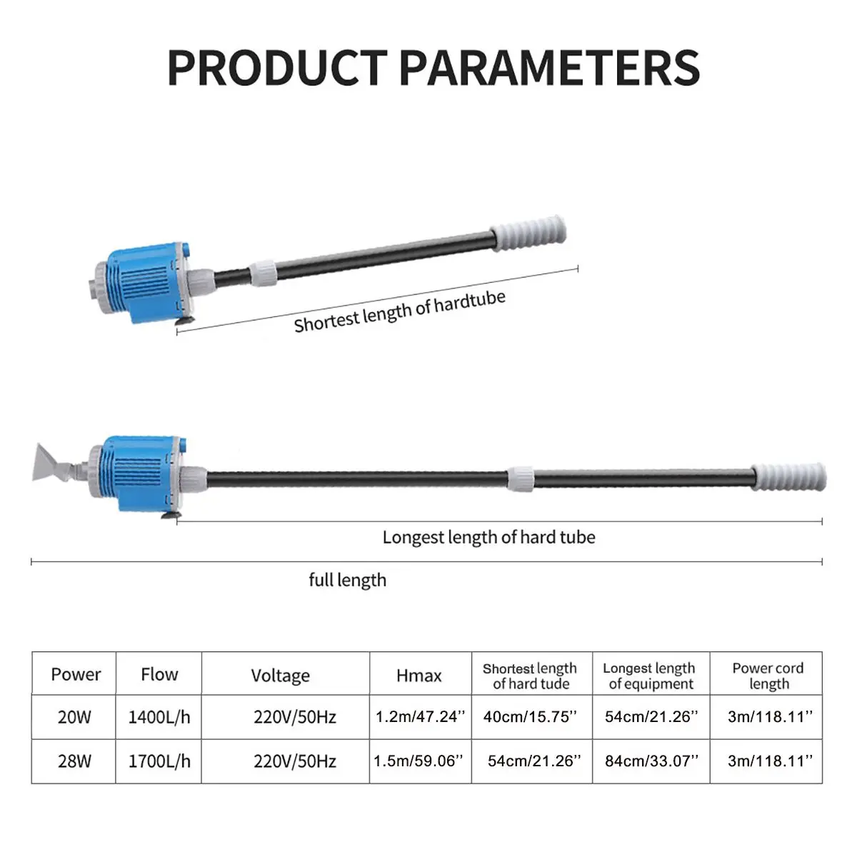 

28W Electric Fish Tank Water Change Pump Aquarium Cleaning Tool Aquarium Water Changer Gravel Cleaner Siphon Water Filter Pump