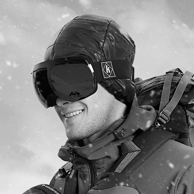 Pro Лыжные шапки зимние мужские и женские уличные супер теплые флисовые