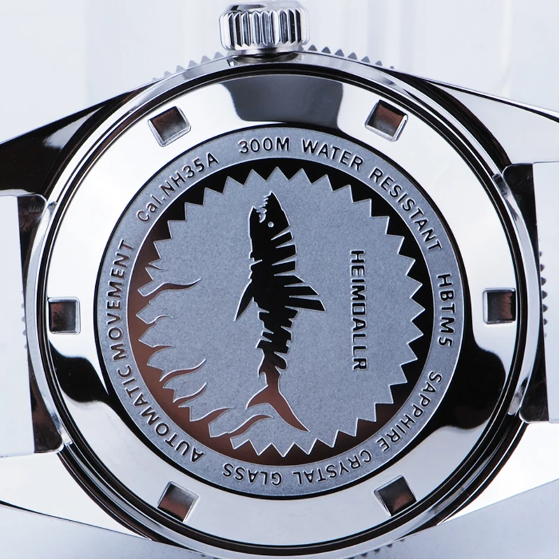 

HEIMDALLR Sharkey NH35 Automatic Men's Watch 62MAS Diving Watch 300M Water Resistance Sapphire Mechanical Watches Luminous Dial