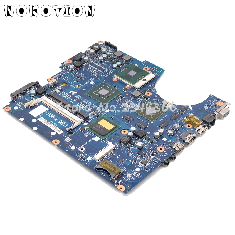 NOKOTION BA92-05741A BA41-01060A для samsung R520 R522 R518 материнская плата для ноутбука PM45 DDR2 Бесплатный процессор HD4650 видеокарта