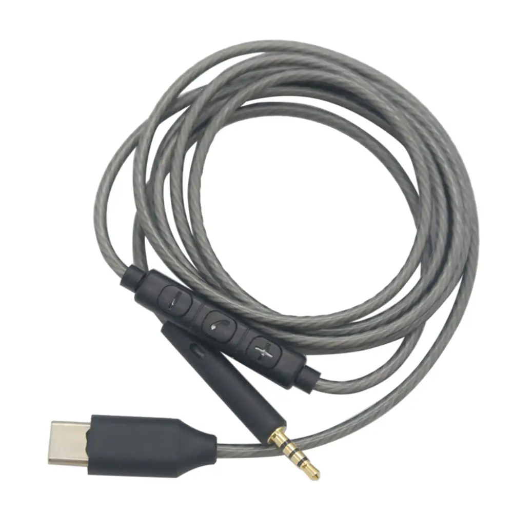 

Brand New High Quality TYPE-C Earphone Cable with Microphone for BO-SE QC25 QC35 for Y40 Y50 Y45 Headset Line Cord