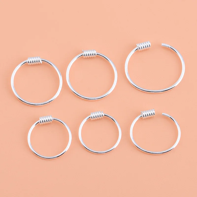 S925 стерлингового серебра женские серебряные серьги обод кольцо корейский стиль