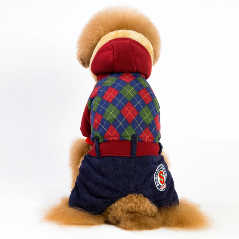 BDTHOOO 100% хлопок одежда для собак осень и зима новинка с подкладкой домашних