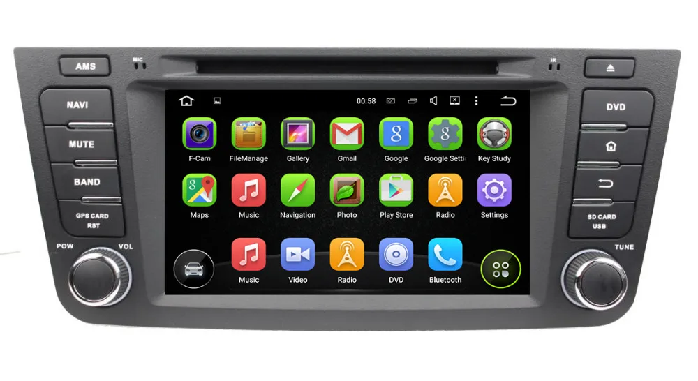 Автомобильный DVD GPS для Geely EX7/GX7 четырехъядерный 1024*600 Android 5.1.1 с навигационной