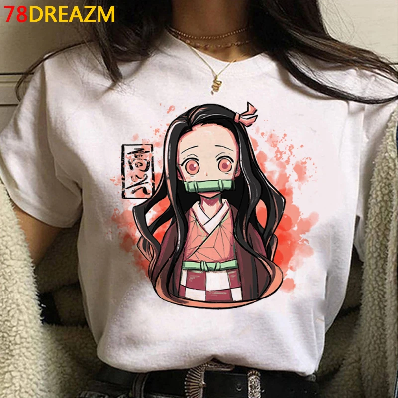 Футболка в стиле унисекс Tanjirou Kamado забавная Мужская рубашка с принтом Kawaii Kimetsu No