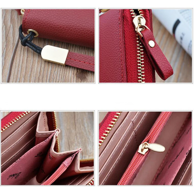 

2020 Brand Designed Women Long Clutch Wallet Large Capacity Wallets Female Purse Lady Coin Purses Phone Card Holder Carteras