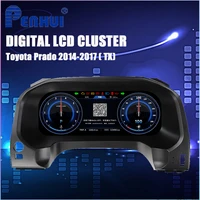 car lcd cluster instrument multimedia dashboard modification for toyota prado 2014 2017 mulitmedia panel