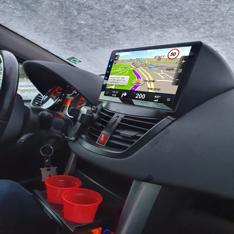 Автомагнитола для Peugeot 207 2007-2013 мультимедийный плеер с GPS-навигацией Android 10 0 Carplay DSP