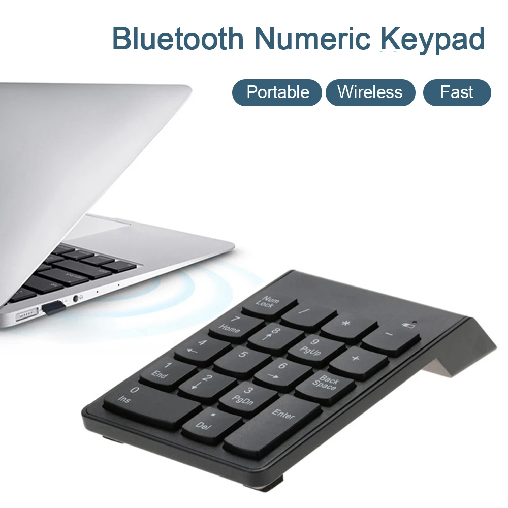 

2.4G Wireless Digital Keyboard Built In USB Receiver 18 Keys Mini Numeric Gaming Keypad For Laptop PC Notebook