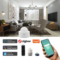 zigbee pir motion sensor tuya smart home human body movement wireless sensor work with alexa led light switch led lamp thermosta