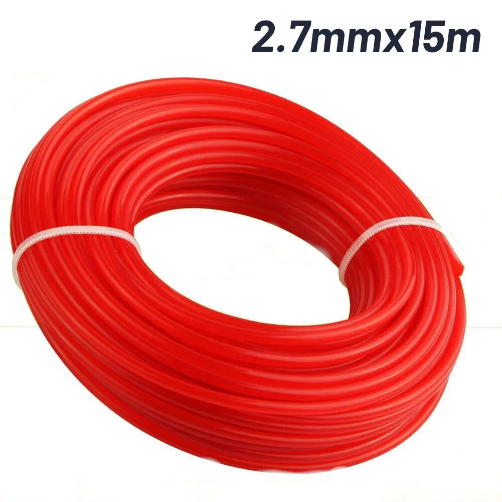 

Nylon Cutting Lines Replacement Round Cord Trimmer Line 1 Roll 15 Meters