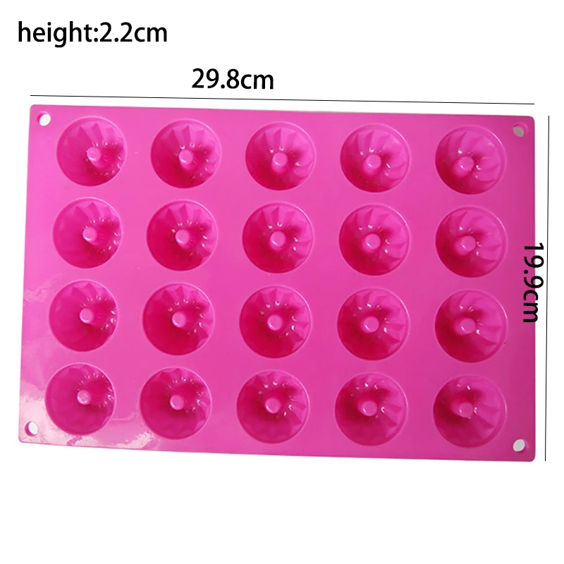 20-полостная мини-Причудливая силиконовая форма для торта гамарин набор пудинга