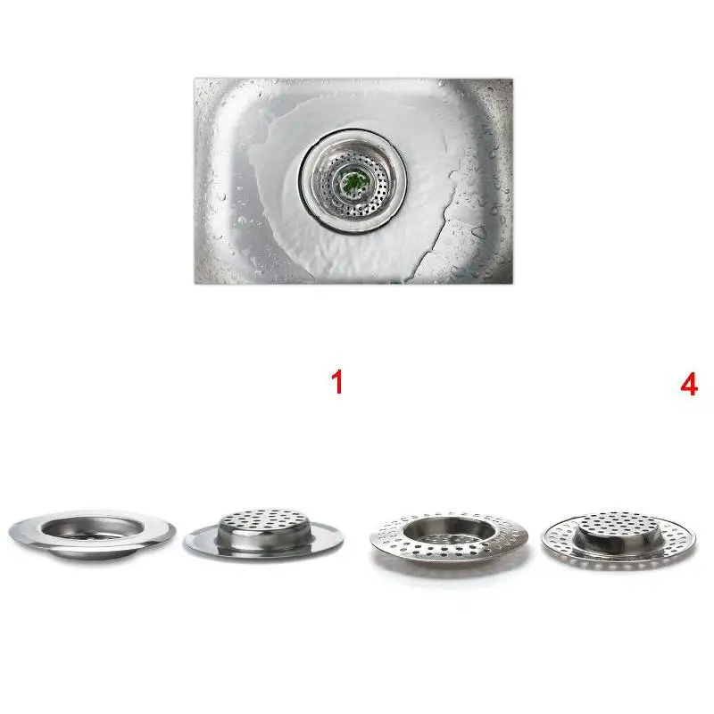 

Фильтр Сливной из нержавеющей стали для кухонной раковины с большим широким ободом